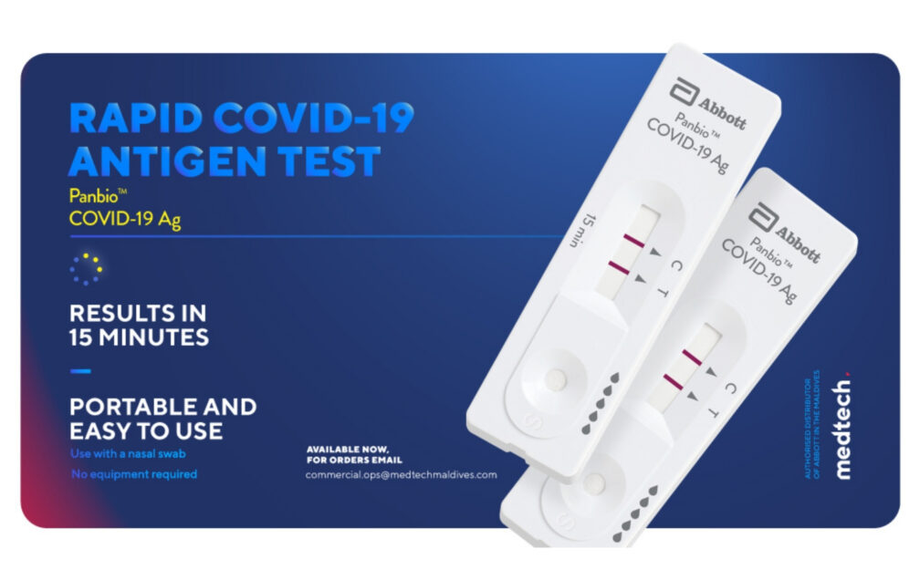Maldives Approves Rapid COVID-19 Antigen Test That Gives Results in 15 Minutes