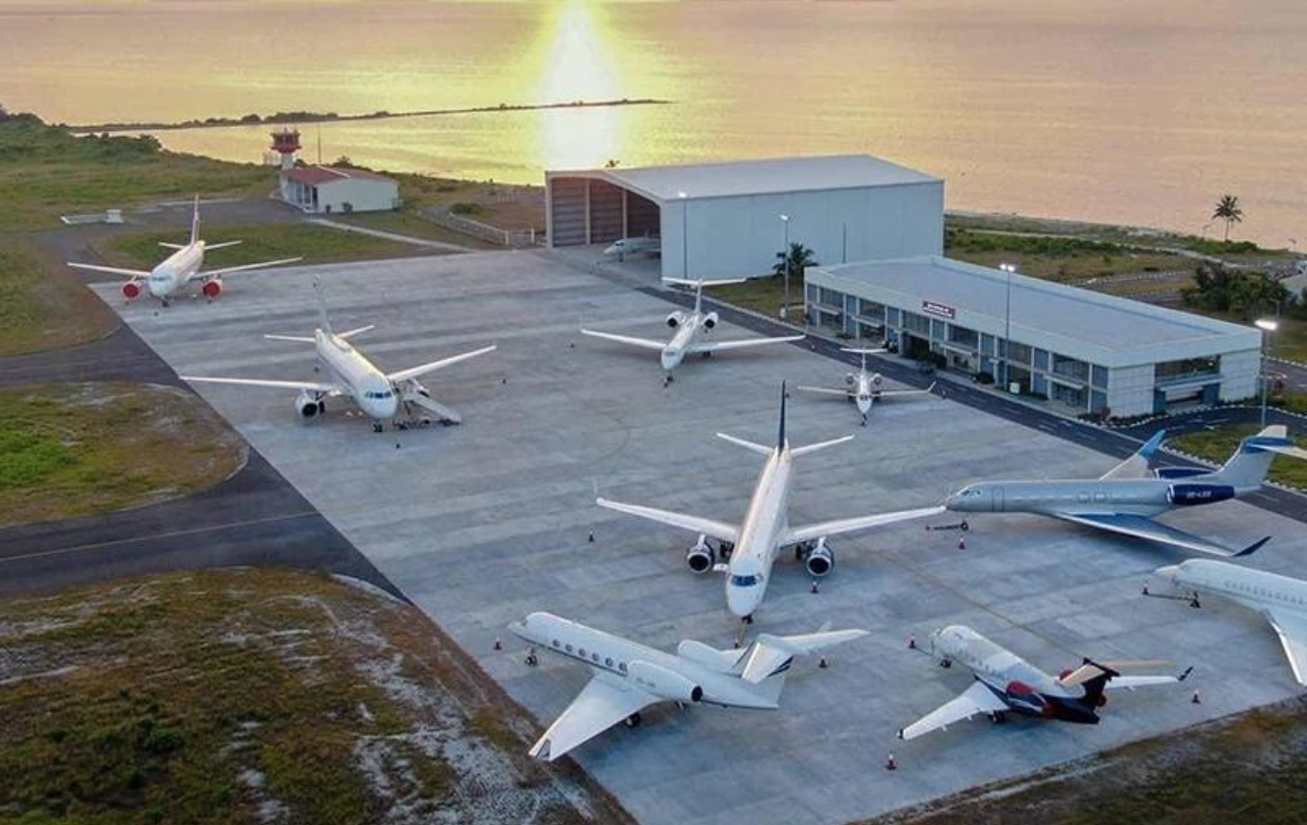 Record Number of Private Jets Land at Maafaru International Airport