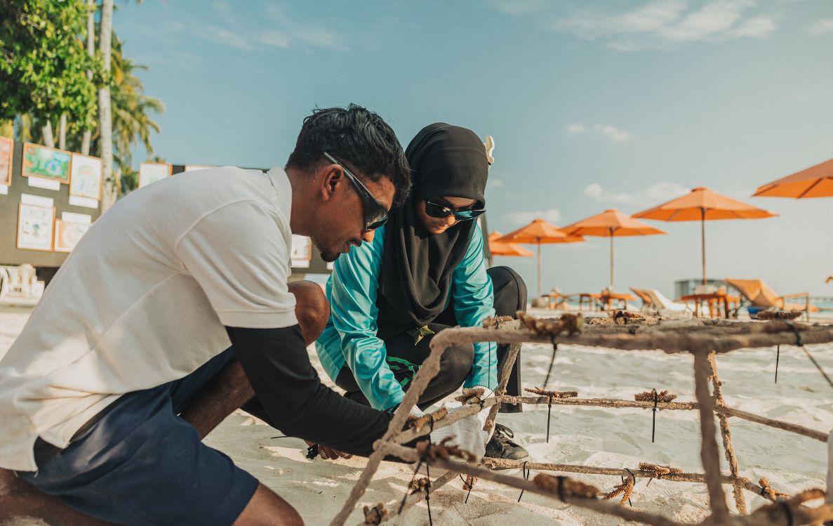 Sun Siyam Iru Fushi Marks Earth Day with Creativity and Coral Conservation