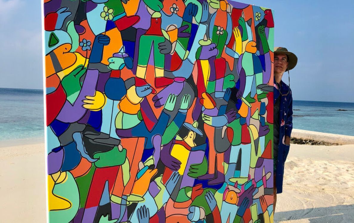 Island Illustrated with Lucas Beaufort at Avani+ Fares Maldives Resort