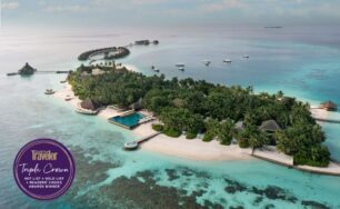 Huvafen Fushi Joins an Elite Group of Global Hotels with Condé Nast Traveller Triple Crown