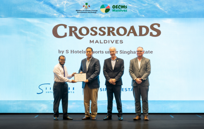 CROSSROADS Maldives Earns Official OECM Conservation Status